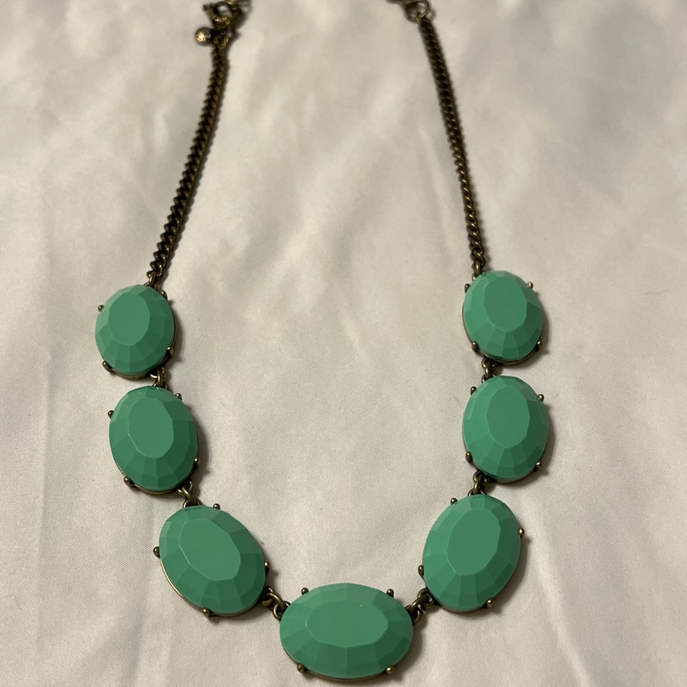 J Crew Turquoise Statement Necklace